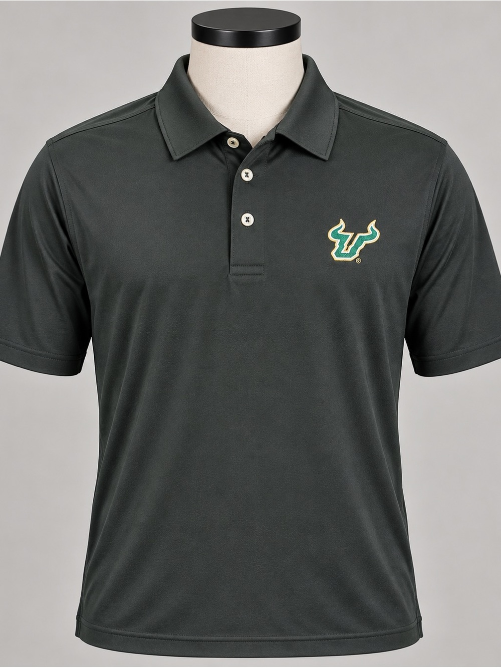 Peter Millar Summer Comfort USF Bulls Men’s Medium Black Golf Polo Shirt NWT